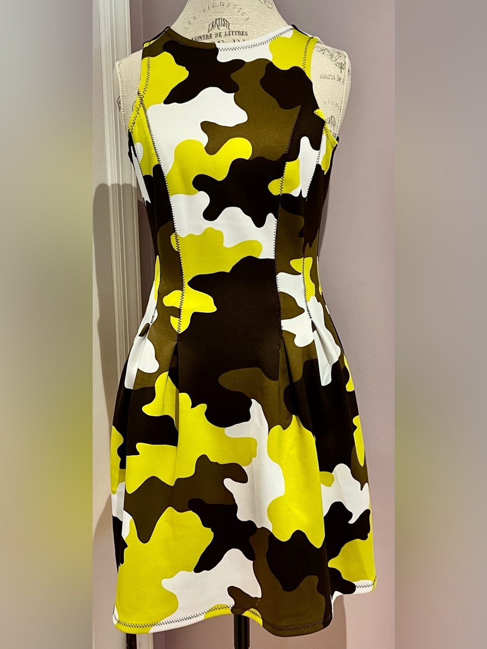 Michael Kors Neoprene Camo Dress
